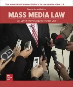 ISE Mass Media Law. 22 ed, Paperback/Clay Calvert