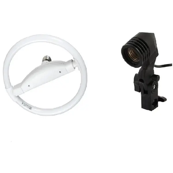 iShoot Kit lumina lampa circulara 22W si suport stativ