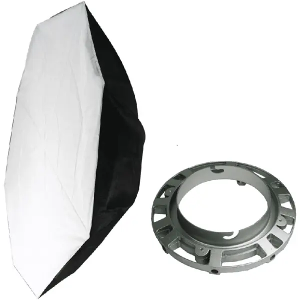 iShoot Softbox octogonal octobox 95cm cu montura Elinchrom si Velcro pentru grid