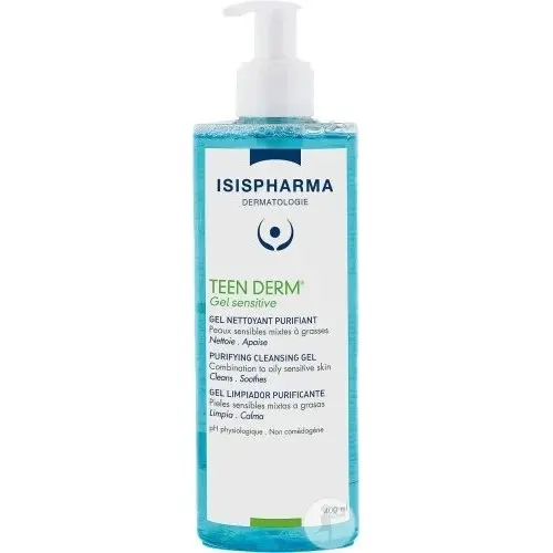 Isis Teen Derm Sensitive gel de curatare purifiant, 400ml Zephyr Labs