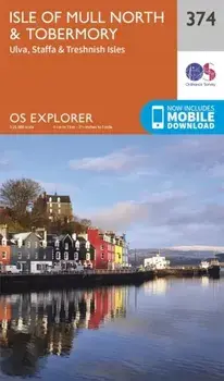 Isle of Mull North and Tobermory. September 2015 ed, Sheet Map/Ordnance Survey
