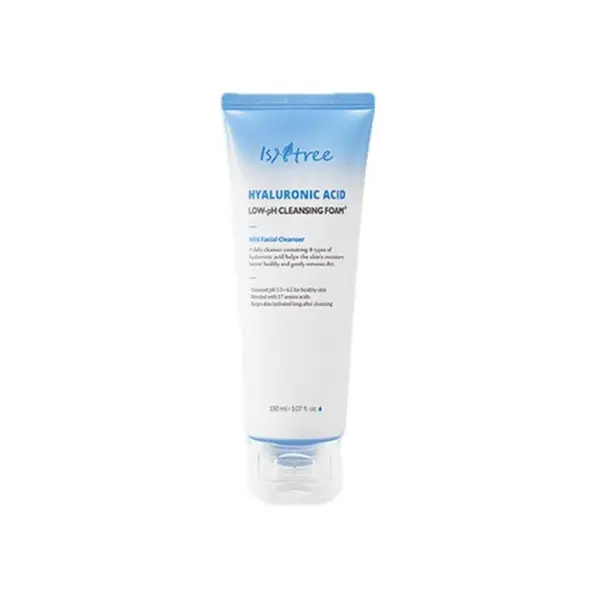 Isntree Acid hialuronic Spumă de curățare cu pH scăzut Spumă de curățare facială cu pH scăzut Volum 150 ml