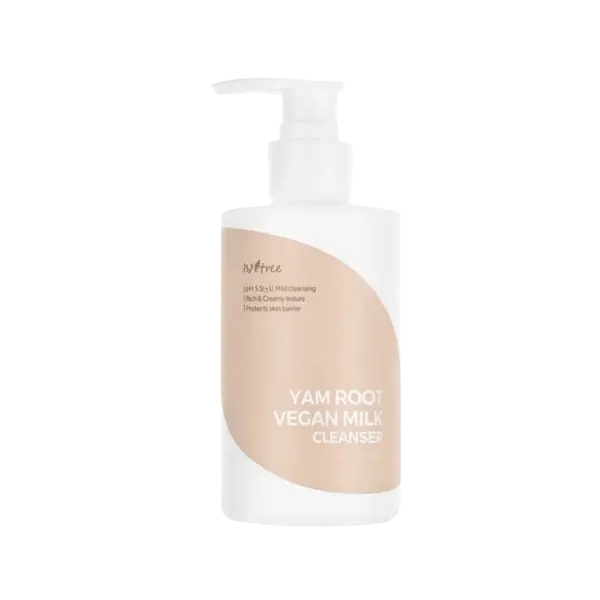 Isntree Yam Root Vegan Milk Cleanser Cremă vegană de curățare a feței Volum 220 ml