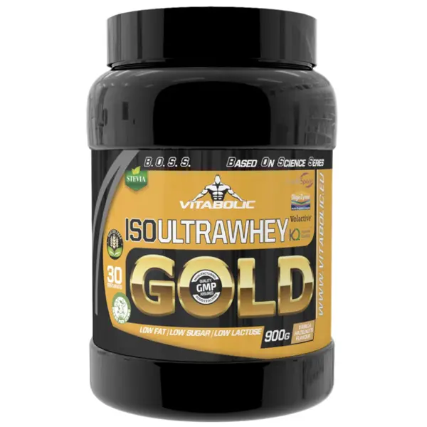ISO UltraWhey Gold Vanilla Hazelnut, 900g, Vitabolic