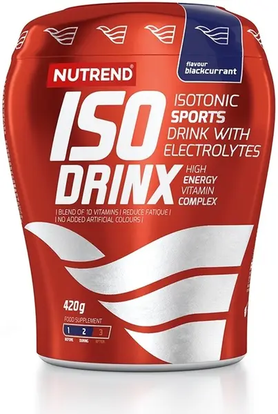 Isodrinx, pudra, 420 g, coacăze negre, Nutrend