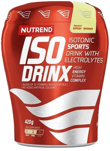 Isodrinx, pudra, 420 g, lămâie amară, Nutrend