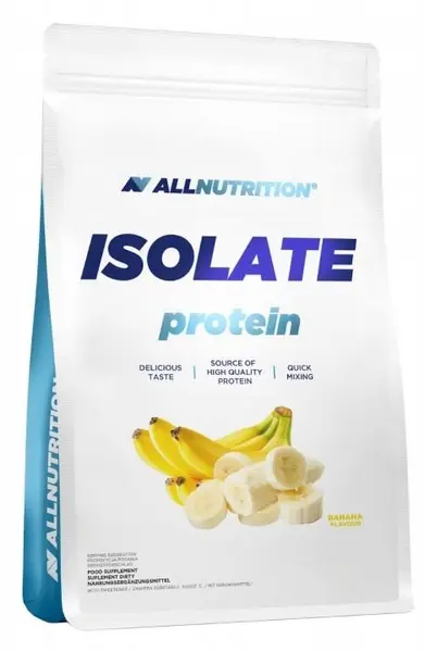 Isolate Protein, banană, 2 kg, AllNutrition