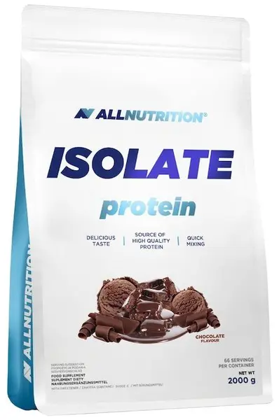 Isolate Protein, ciocolată, 2 kg, AllNutrition