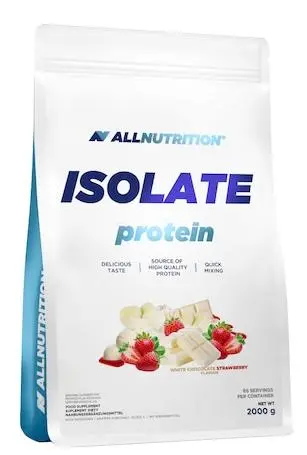 Isolate Protein, ciocolată albă cu zmeură, 2 kg, AllNutrition