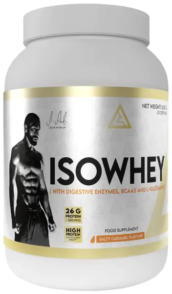 IsoWhey, caramel sarat, 1600 g, Lazar Angelov Nutrition