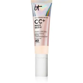 IT Cosmetics Your Skin But Better CC + Nude Glow crema CC pentru o piele mai luminoasa