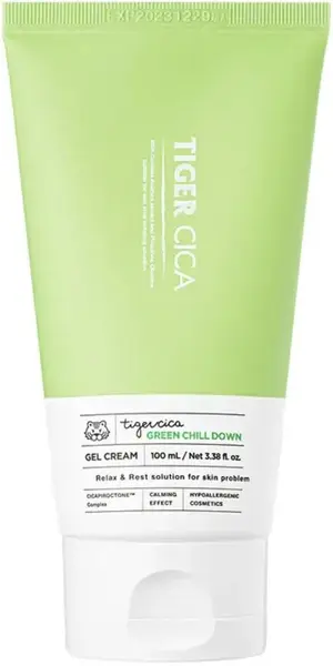 It's Skin Tiger Cica Green Gel liniștitor de față, 100 ml