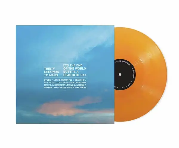 It's The End Of The World But It's A Beautiful Day (Orange Opaque Vinyl) | Thirty Seconds To Mars