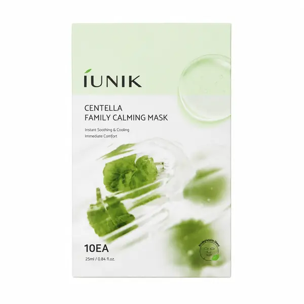 iUNIK – Centella Family Calming Mask, 10 sheets