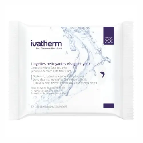 Ivatherm servetele demachiante pentru fata si ochi 25 buc Zephyr Labs