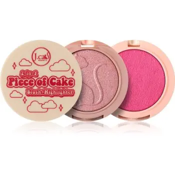 J.Cat Beauty 2 In 1 Piece Of Cake blush pentru iluminare