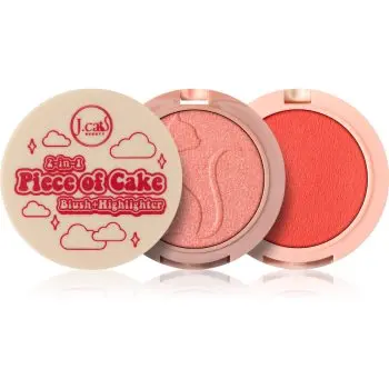 J.Cat Beauty 2 In 1 Piece Of Cake blush pentru iluminare