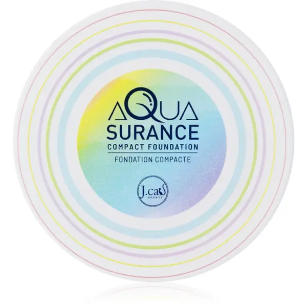 J.Cat Beauty Aquasurance pudra compacta pentru acoperire medie spre maxima culoare 102 Natural 9 g