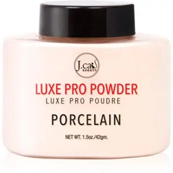J.Cat Beauty Luxe Pro pudră liberă pentru fixare cu efect matifiant