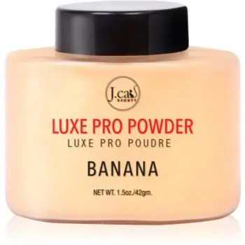 J.Cat Beauty Luxe Pro pudră liberă pentru fixare cu efect matifiant