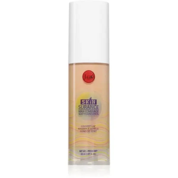 J.Cat Beauty Skinsurance fard lichid de lunga durata culoare 109 Soft Taupe 30 ml