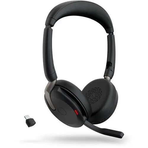 Jabra Casti cu microfon Jabra Evolve2 65 Flex USB-C MS, Bluetooth, Negru