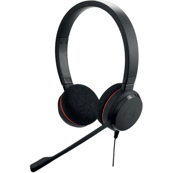 Jabra Casti PC Jabra, 4999-823-169, cu anulare a zgomotului, cablu 1,2m, Negru