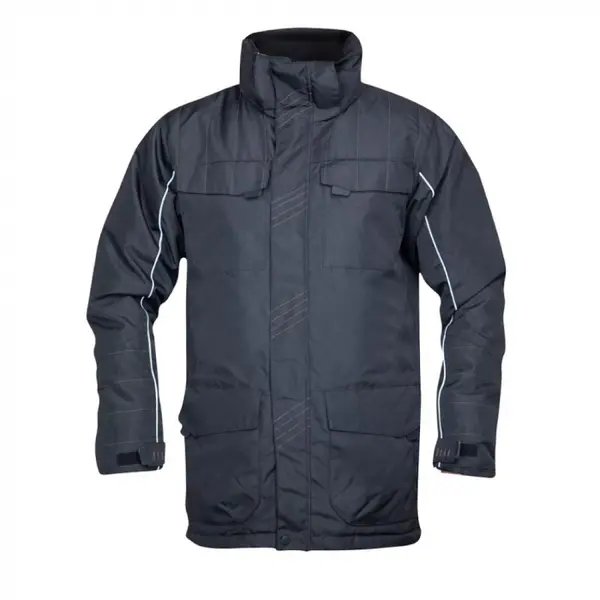Jacheta barbati de iarna neagra impermeabila, culoarea negru, PARKA 4TECH M, NEGRU