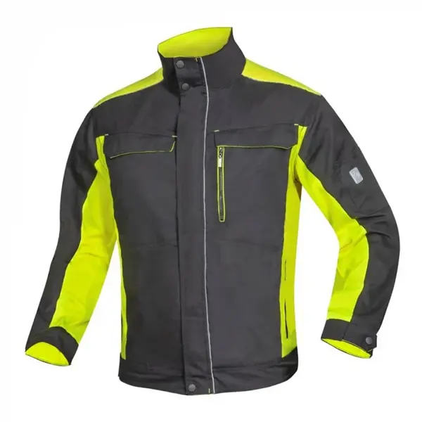 Jacheta de iarna neagra-galbena, culoarea negru, Ardon NEON 3XL, NEGRU-GALBEN