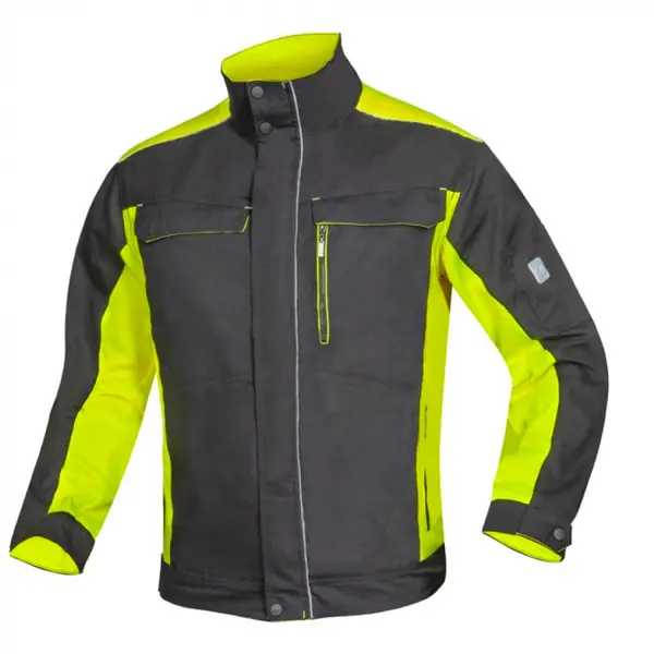Jacheta de lucru neagra 65% poliester, culoarea negru, Ardon NEON 3XL, NEGRU