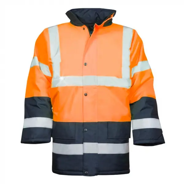 Jacheta de lucru refectorizanta barbati culoarea portocaliu, REF 602 5XL, PORTOCALIU FLUO