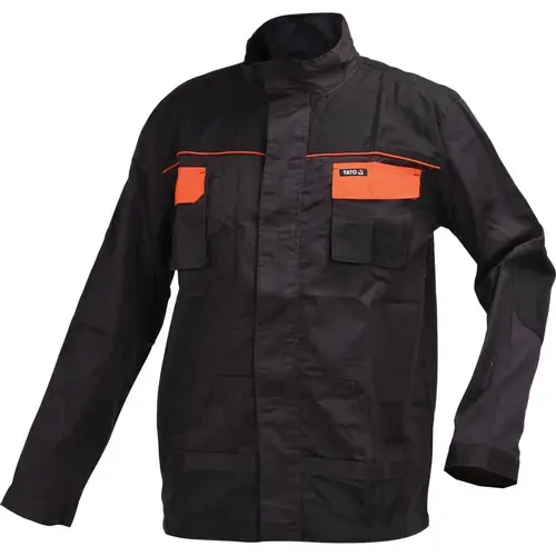 Jacheta de lucru Yato YT-80905, Bumbac/Poliester, Negru/Portocaliu, 3XL