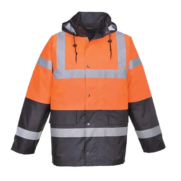 Jachetă de protectie iarnă Hi-Vis Portwest Traffic S467 portocaliu/bleumarin mărimea XL Jachetă de protectie iarnă Hi-Vis Portwest Traffic S467 portocaliu/bleumarin mărimea XL