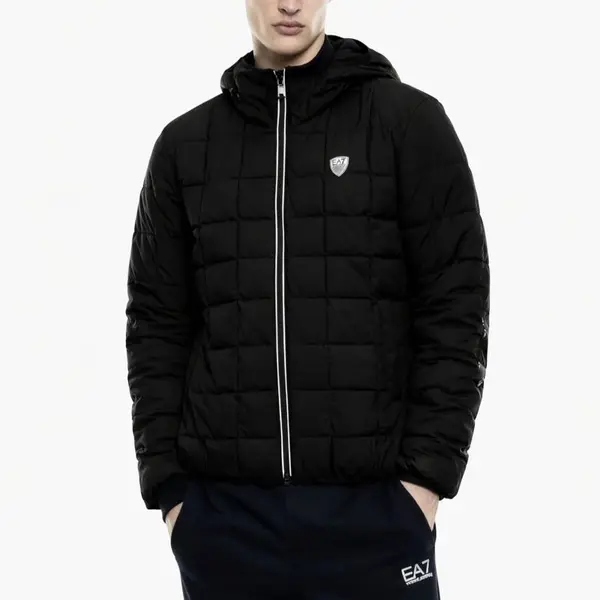 Jacheta EA7 TRAIN PREMIUM SHIELD M THERMORE HOODED JACKET CC