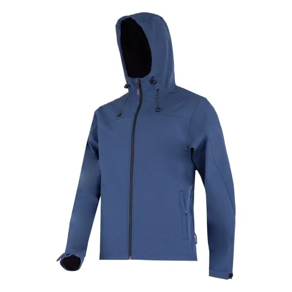 Jacheta elastica Lahti PRO L4093502, culoare marina, marimea M, cu gluga ajustabila