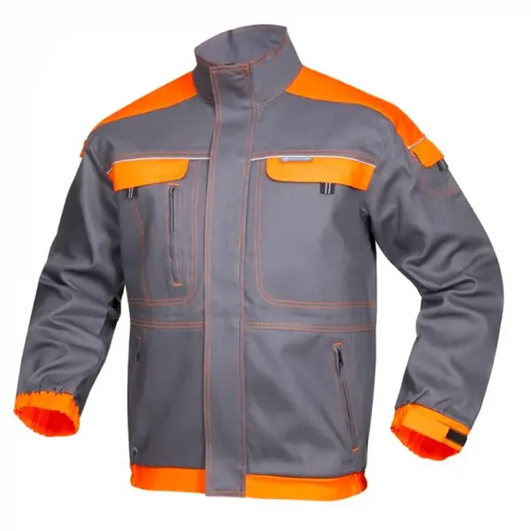 Jacheta gri-portocaliu de lucru, 100% bumbac, Ardon COOL TREND 3XL, GRI-PORTOCALIU