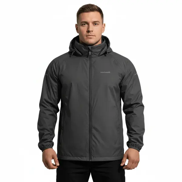 Jacheta impermeabila usoara Pentagon Cloudburst - NEGRU / XXL