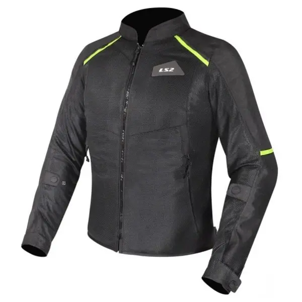 Jacheta LS2 Breeze Lady, negru galben, marime XL