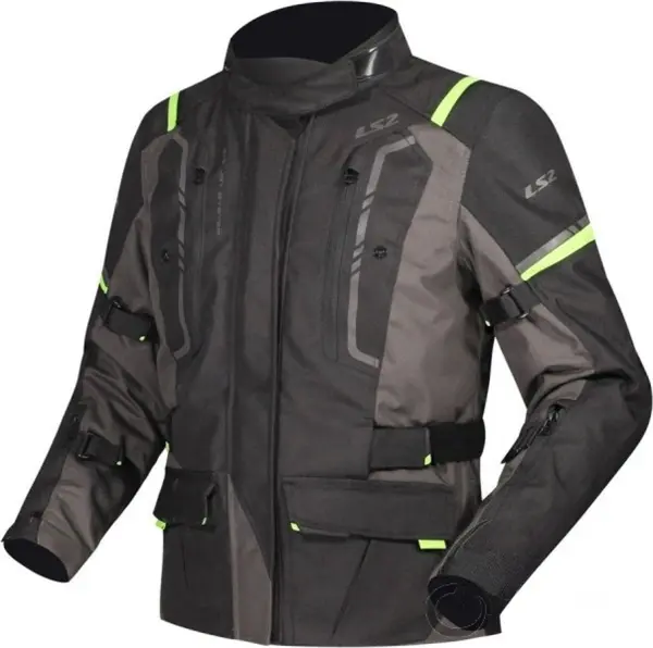 Jacheta LS2 Narvik Lady, gri negru galben, marime XL