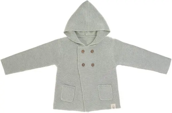 Jachetă pentru copii Lassig - 62-68 cm, 3-6 luni, gri