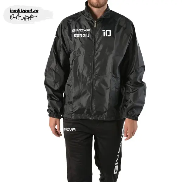 Jacheta ploaie GIVOVA RAIN BASICO JG 3XS, Negru