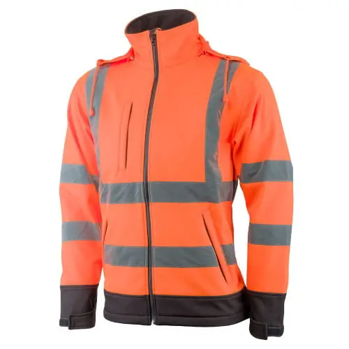 Jacheta reflectorizanta de inalta vizibilitate Atena, culoarea portocaliu - Renania PORTOCALIU FLUO, 3XL