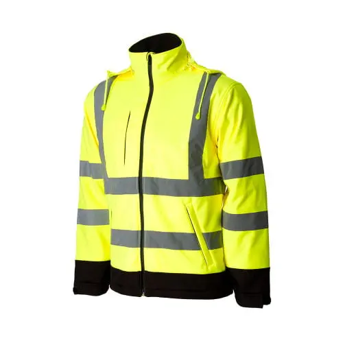 Jacheta reflectorizanta de inalta vizibilitate Roma, culoarea galben - Renania GALBEN FLUO, XXL