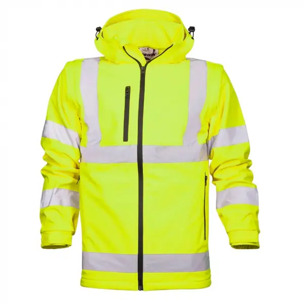 Jacheta softshell barbati reflectorizanta galbena, Ardon REF 501 S, GALBEN FLUO