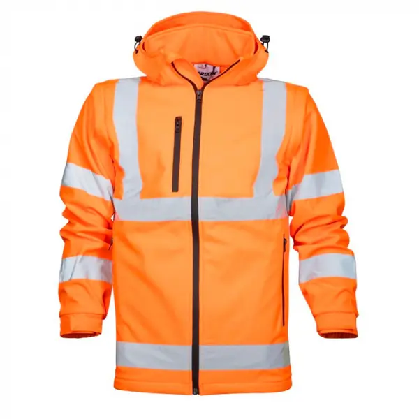Jacheta softshell de barbati reflectorizanta, portocaliu, Ardon REF 501 S, PORTOCALIU FLUO