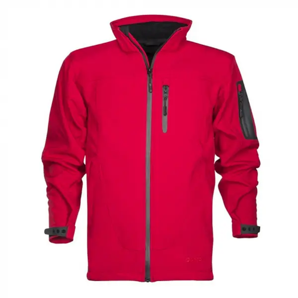 Jacheta softshell rosie impermeabila cu gluga, culoarea rosu, Ardon SPIRIT 3XL, ROȘU