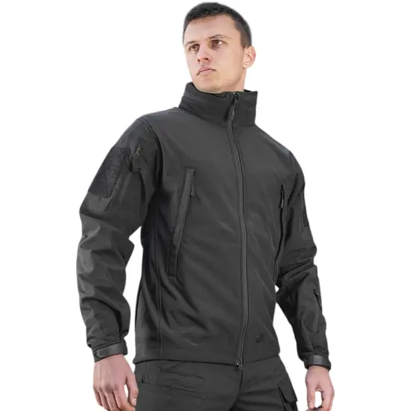 Jacheta tactica SoftShell neagra M-TAC - 3XL