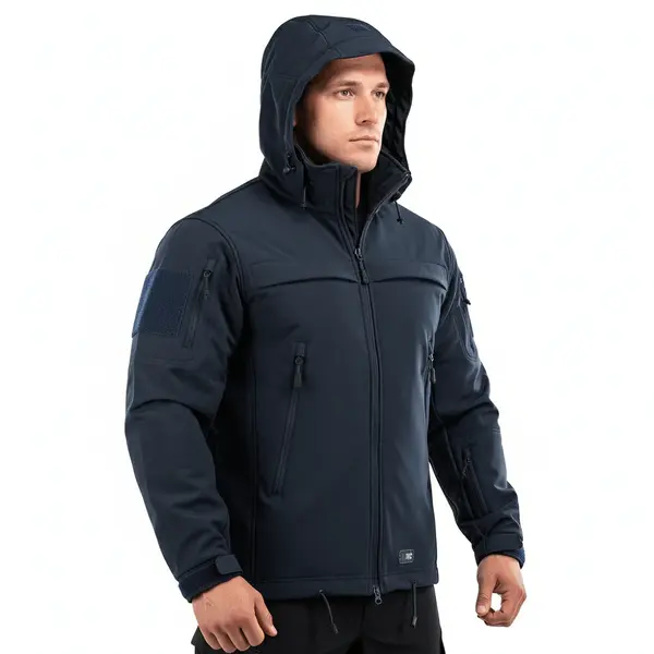 Jacheta tactica SoftShell Police M-TAC - S / NAVY BLUE