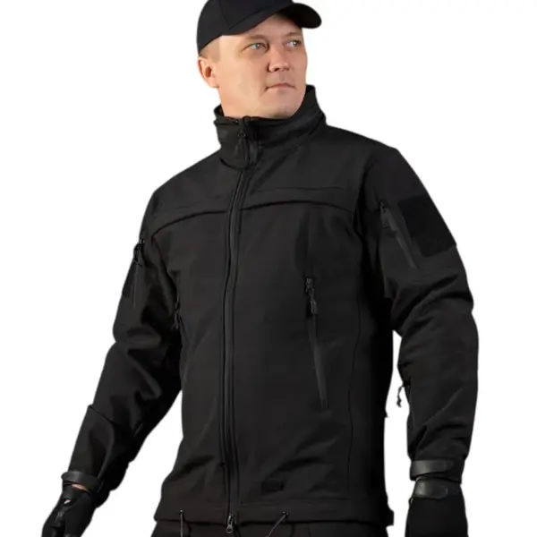 Jacheta tactica SoftShell Police M-TAC - XXL / NEGRU
