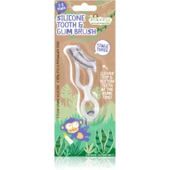 Jack N’ Jill Silicone periuta de dinti si gingii pentru copii fin
